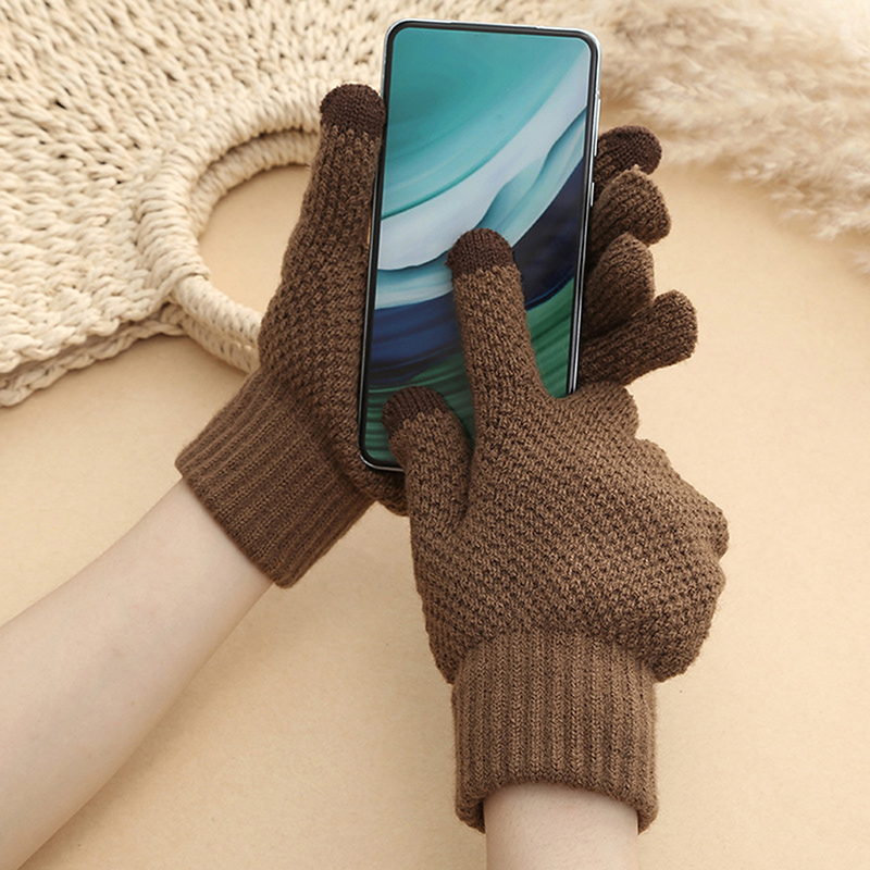 Wool Glove Lined - 2025 Herren Winter Warme Touchscreen-Handschuhe Fleece-Gefütterte