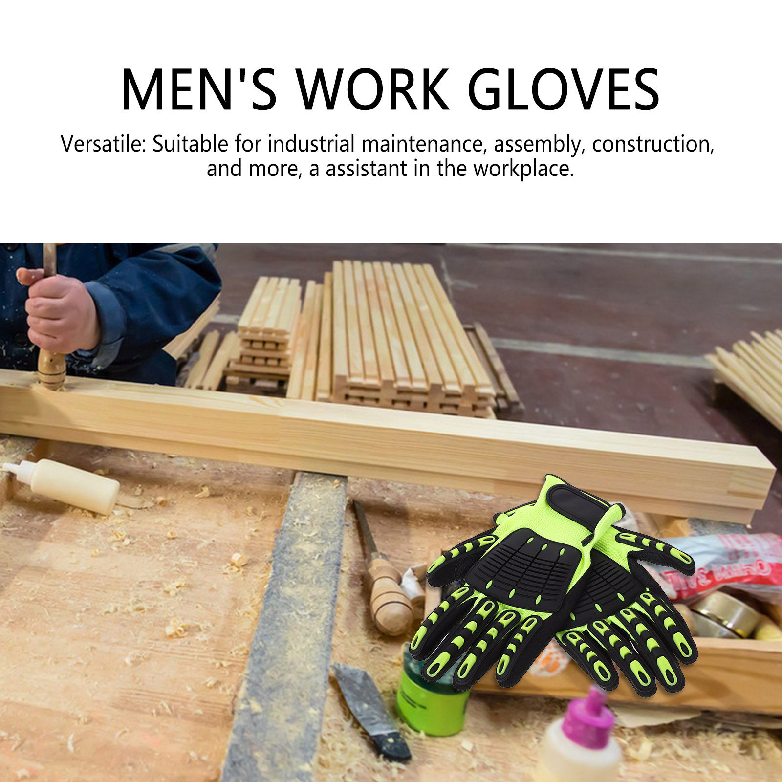 1 Paar Schutzhandschuhe für di – Work Glove Impact Bewertung und Preis
