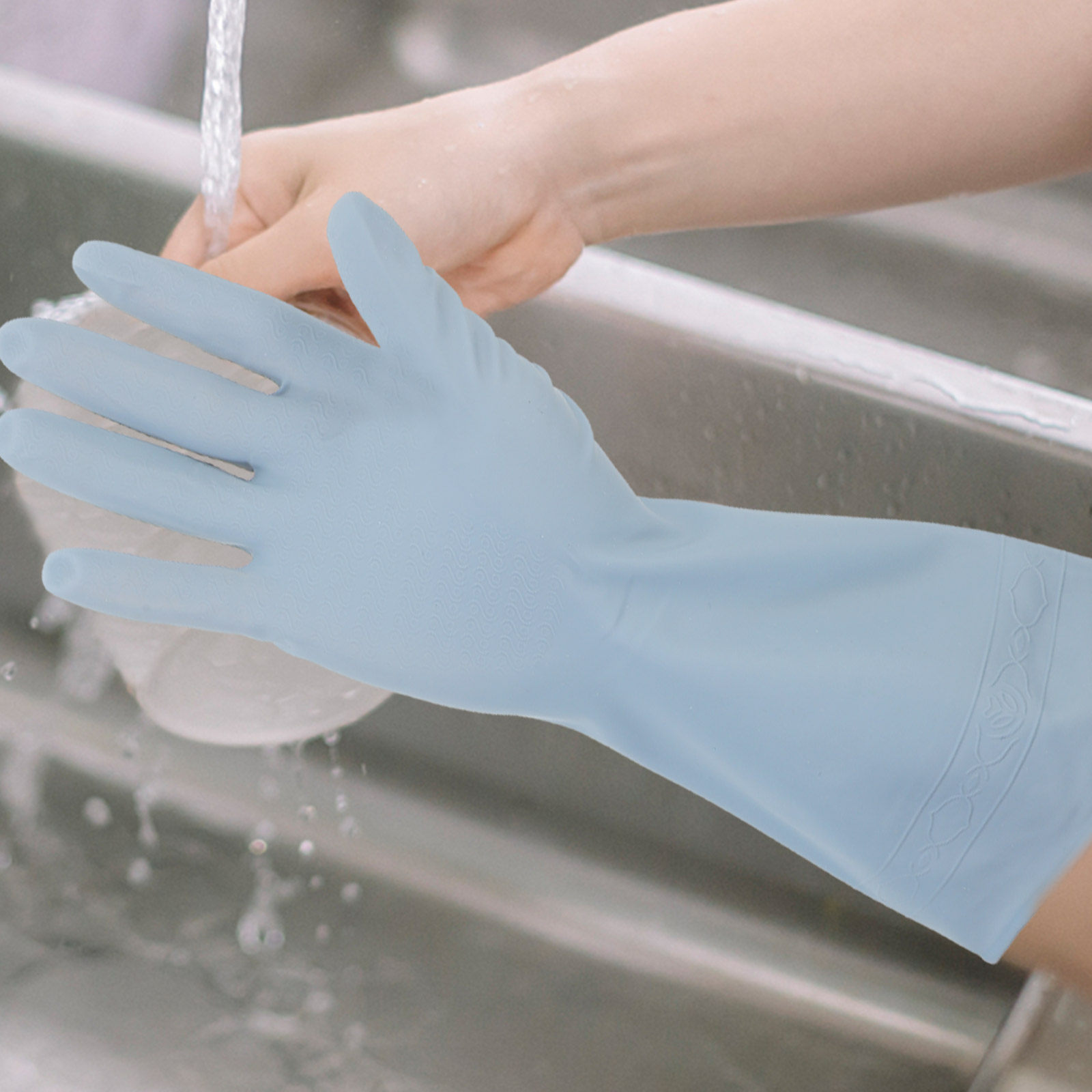 3 Paar wasserdichte Gummi-Küch – Dish Glove Rubber Bewertung und Preis