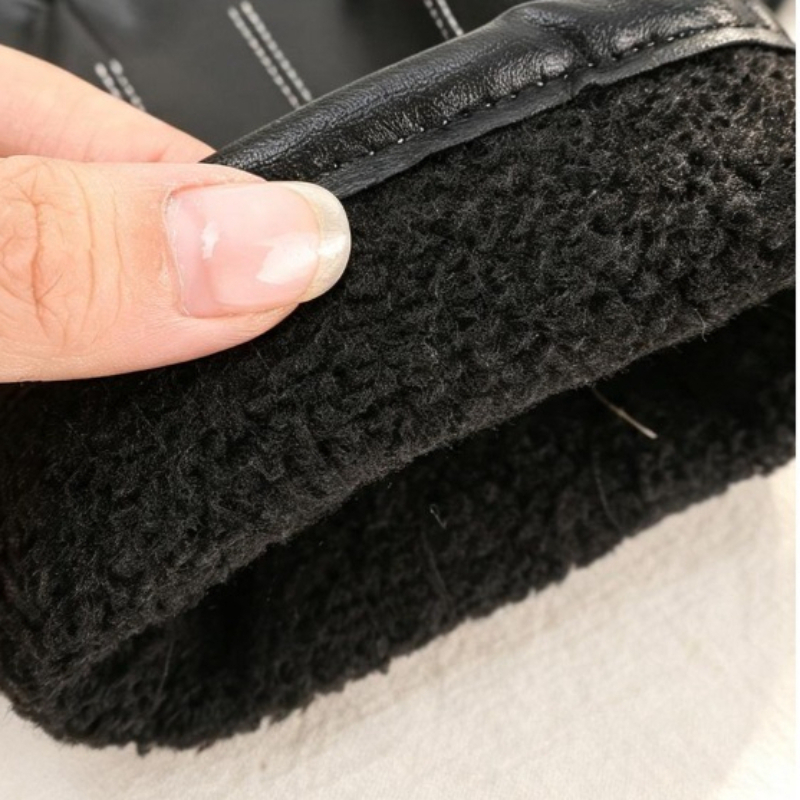 Thermische PU-Lederhandschuhe  – Leather Driving Glove Bewertung und Preis
